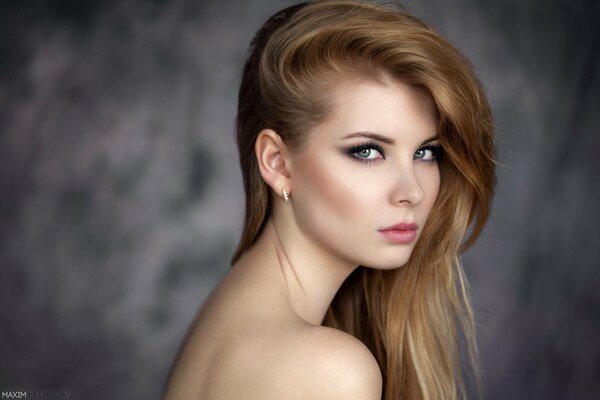 Portrait en Studio d une fille