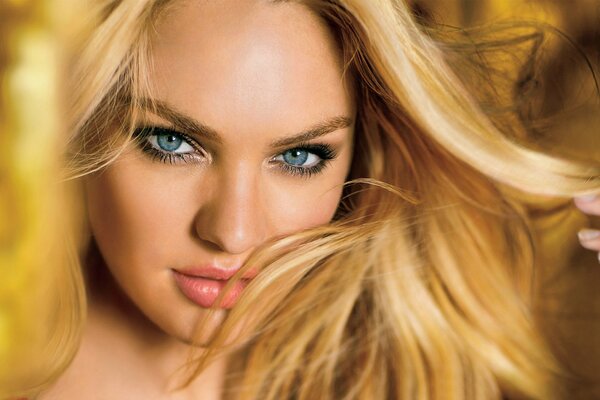 Pretty model candice swanepoel became a girl