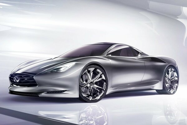 Concept silver-gray infiniti emerg-e