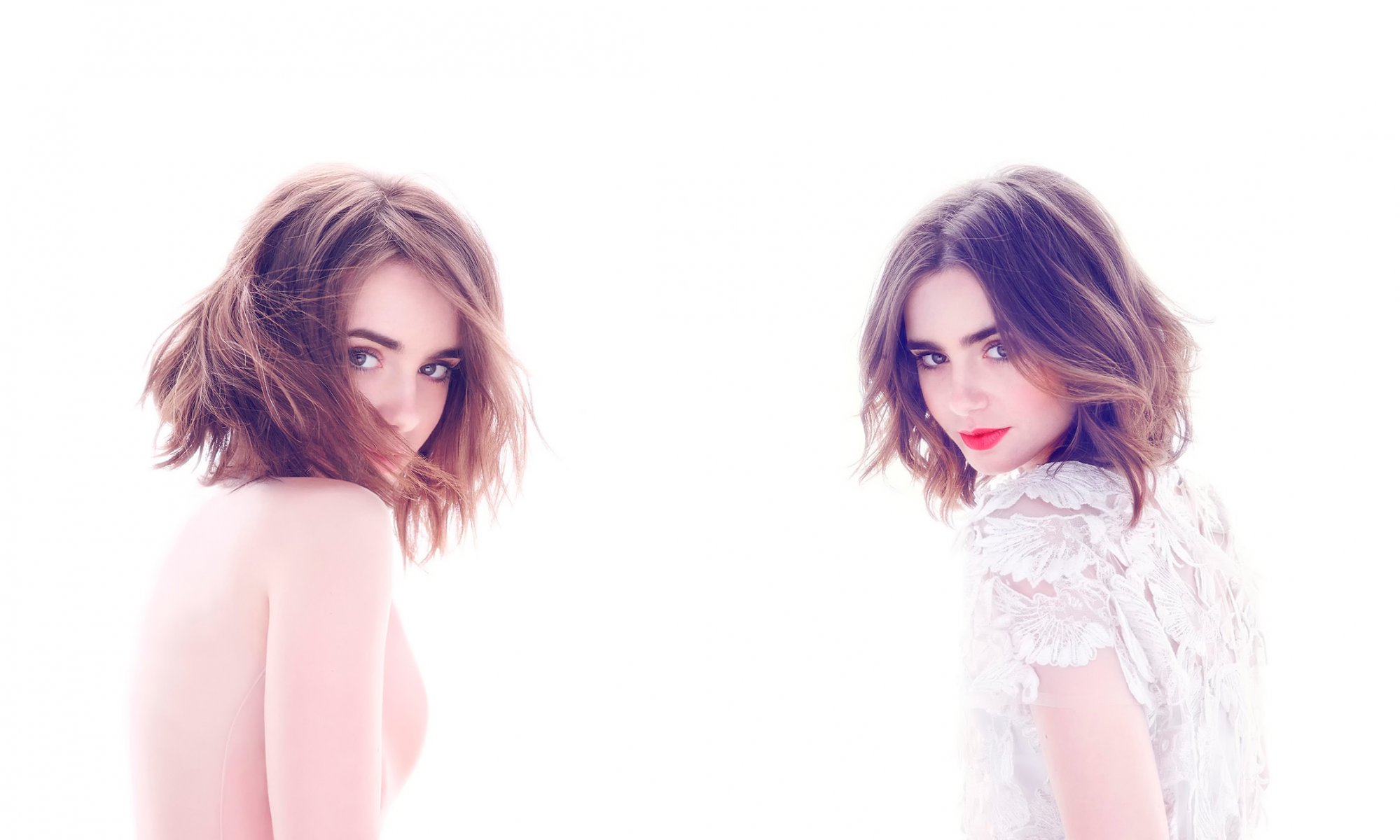 lily collins fotoshooting yo dona juni 2014