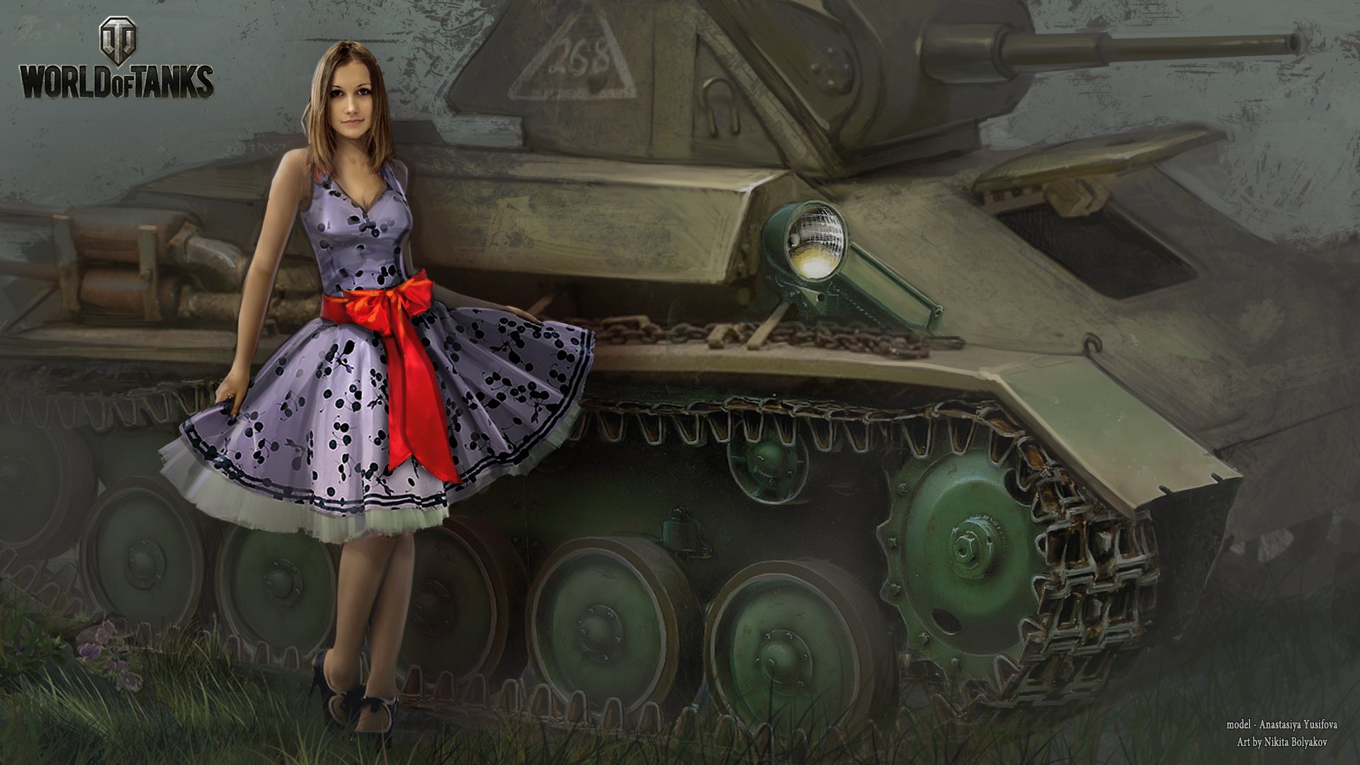 nikita bolyakov wot world of tanks wargaming.net bigworld réservoirs réservoir réservoirs fille trucks phare