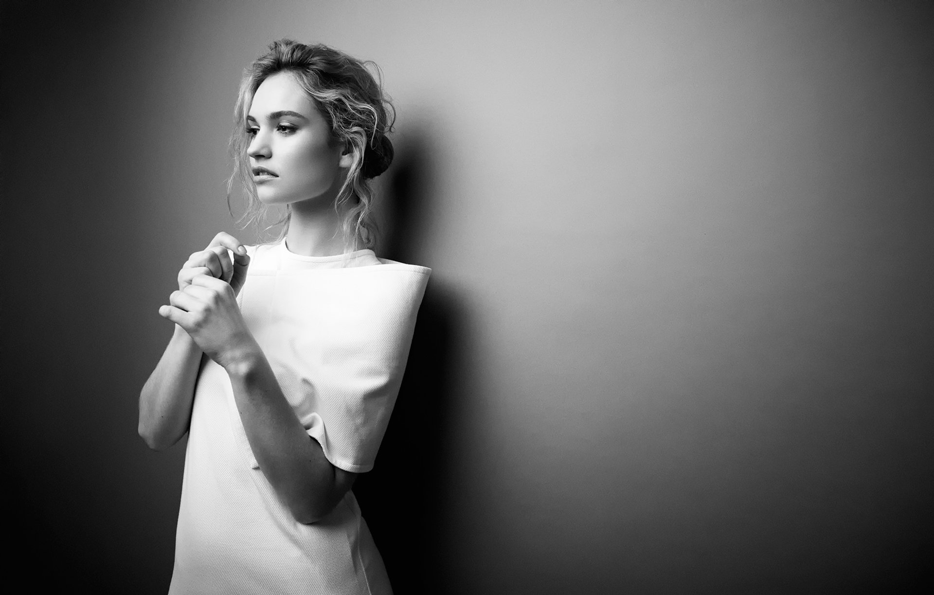 lily james photoshoot glamour