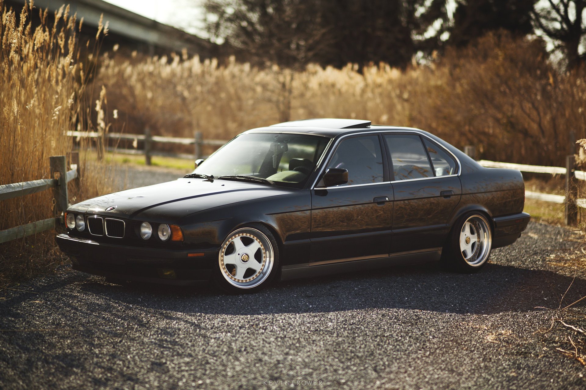 bmw seria 5 525 e34 czarny tuning bmw black