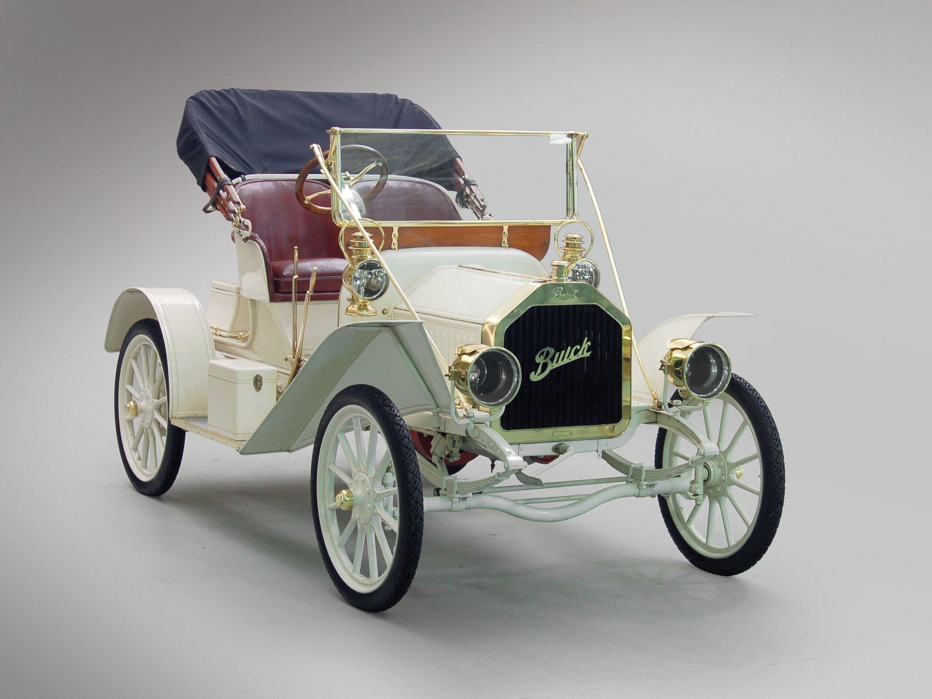 touring runabout model 10 1908 buick retro convertible white