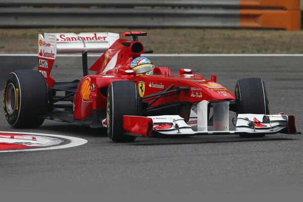 Piloto de Ferrari 150 en Shanghái