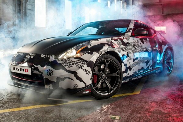 Tuning Nissan en el humo