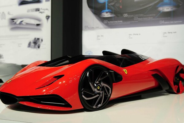 Nowe czerwone Ferrari w wykonaniu Neo