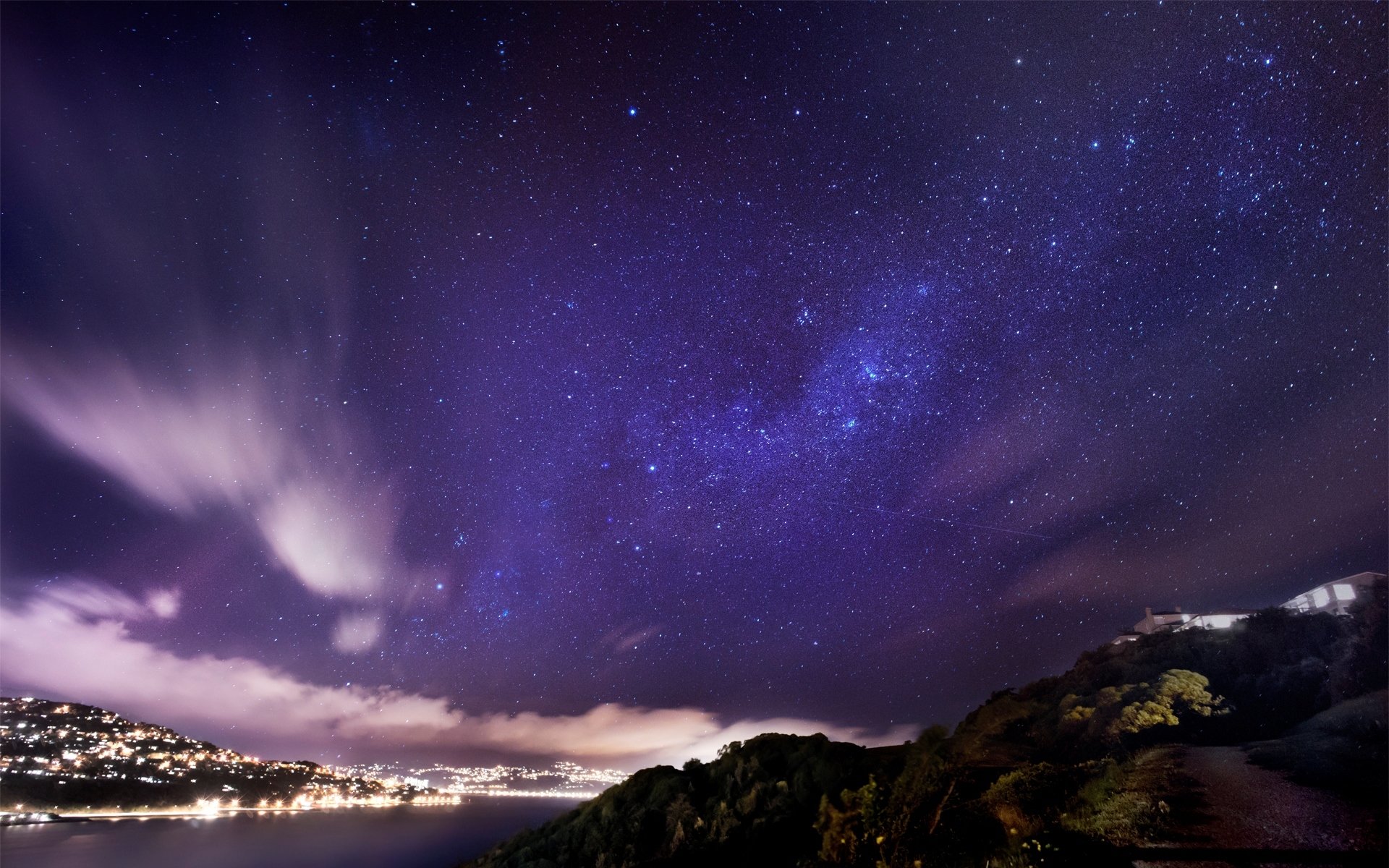 ciel ville étoiles