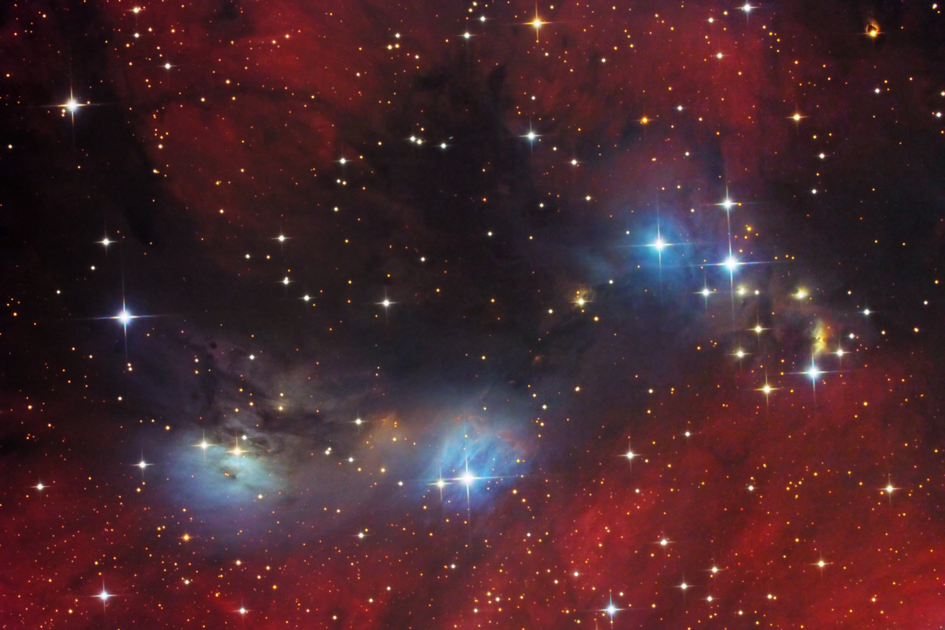 ngc 6914 vdb 132 nebulosa cisne espacio