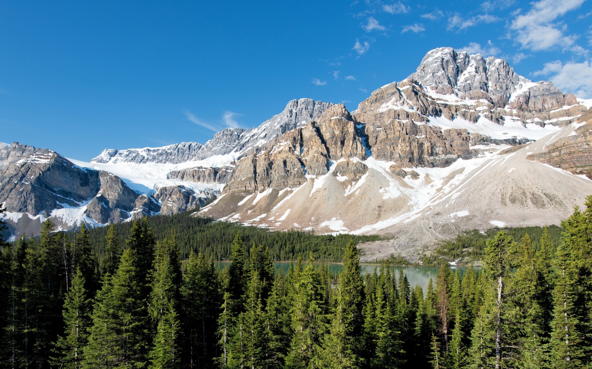 montagnes paysage parcs canada