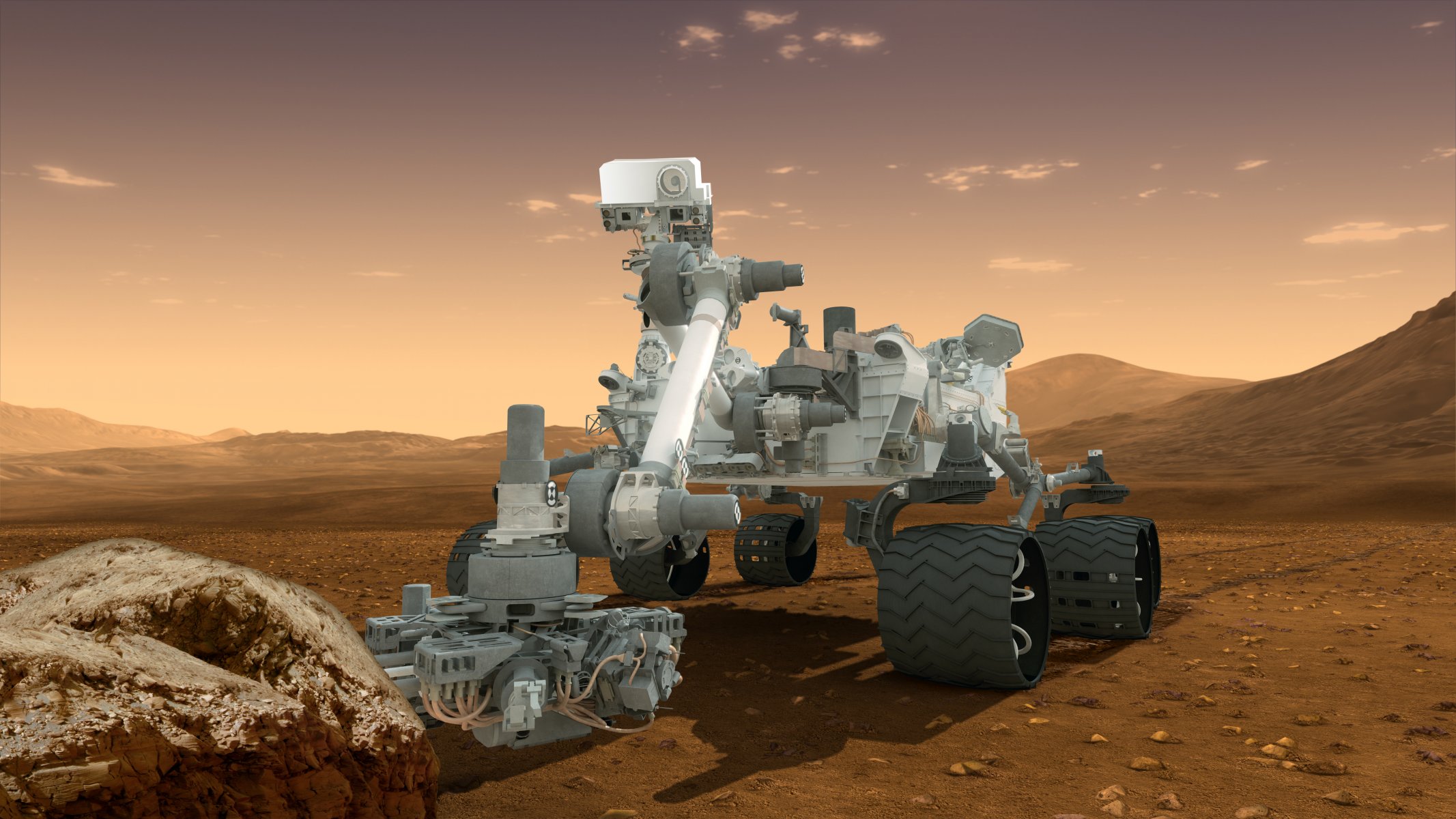 neugier rover mars nasa