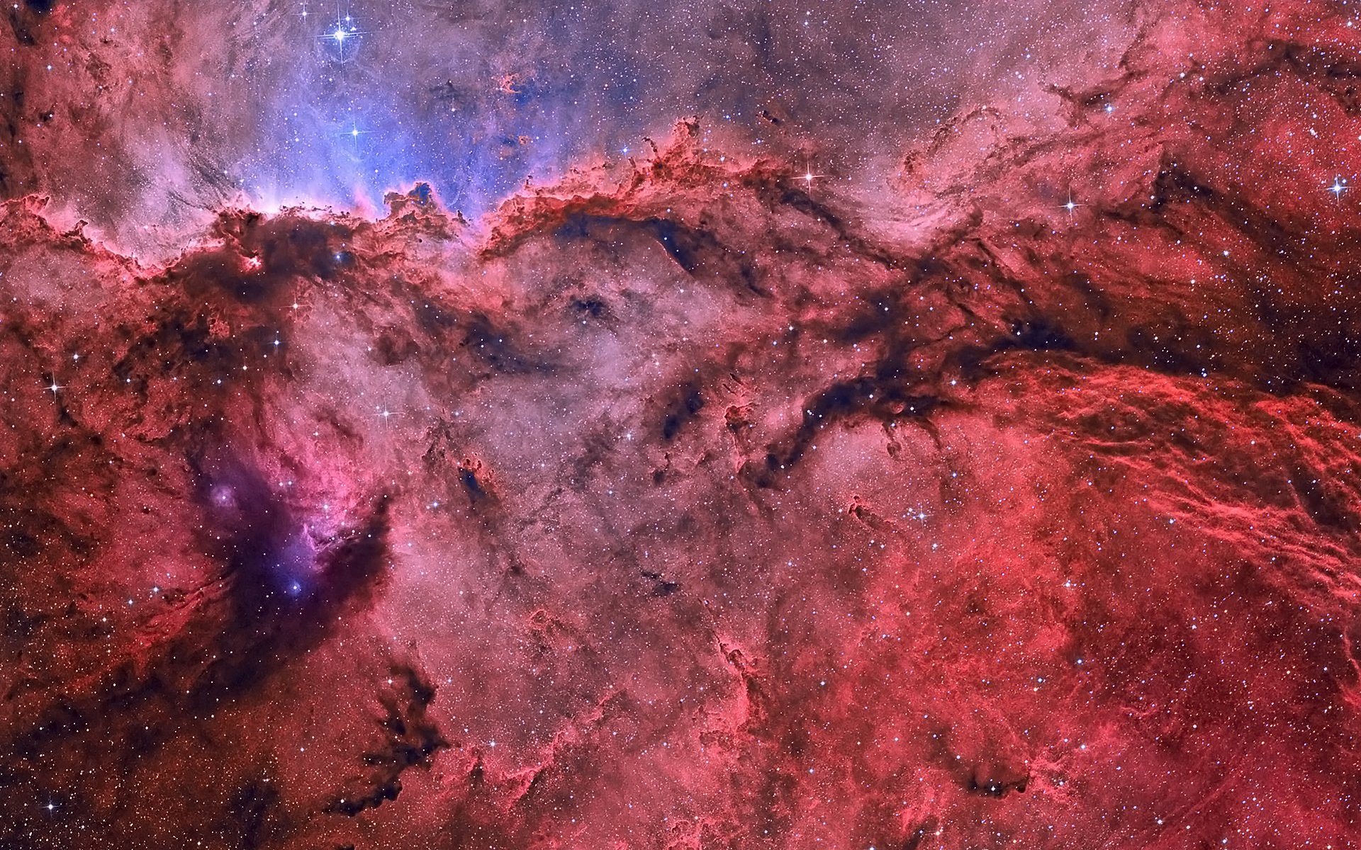 ngc 6188 nebulosa di emissione stelle gas