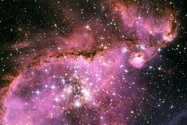 Сияние звёзд в галактическом пространстве