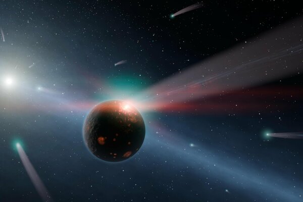 Molte comete passeranno oltre il pianeta