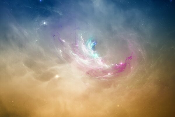 La bellezza del cosmo, il magnifico bagliore della nebulosa