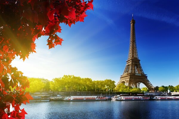 The Eiffel Tower is the most beautiful in Paris