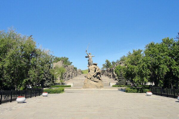 Our motherland is the beloved city of Volgograd