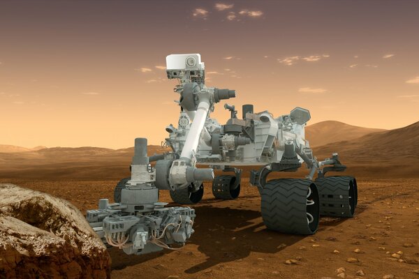 Un Rover explore la surface de mars
