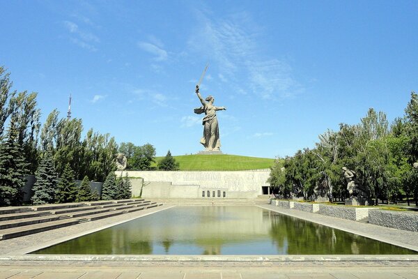 A historical place in beautiful Volgograd