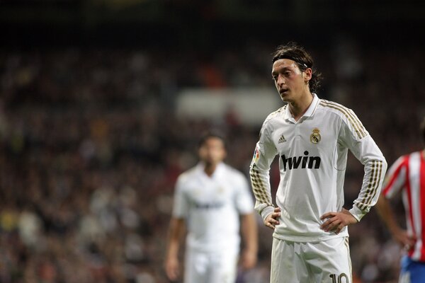 Mesut Ozil plays for Real Madrid