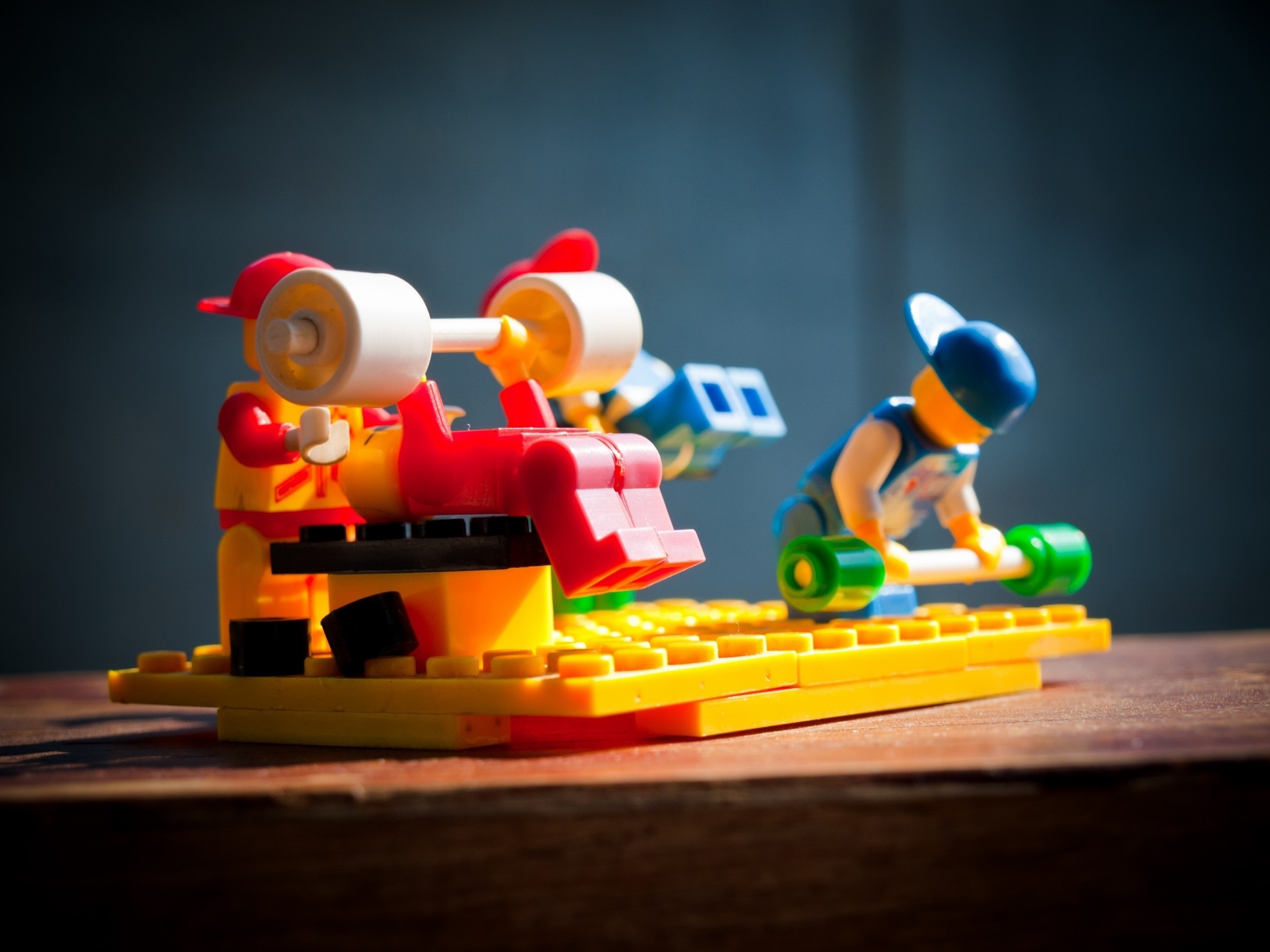 lego costruttore a dondolo giocattoli macro sport pitching