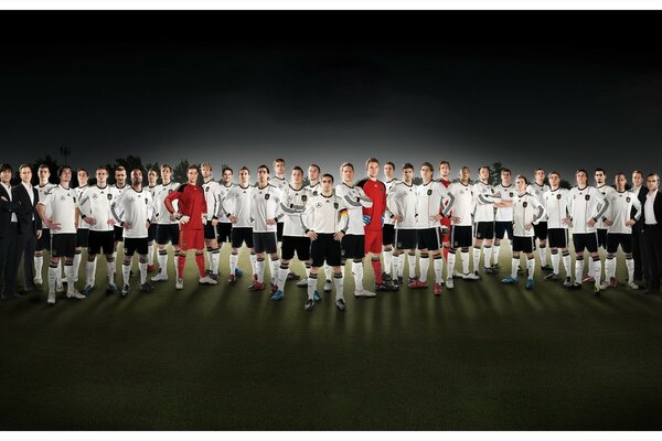 Футбольная команда rb10 Германия
