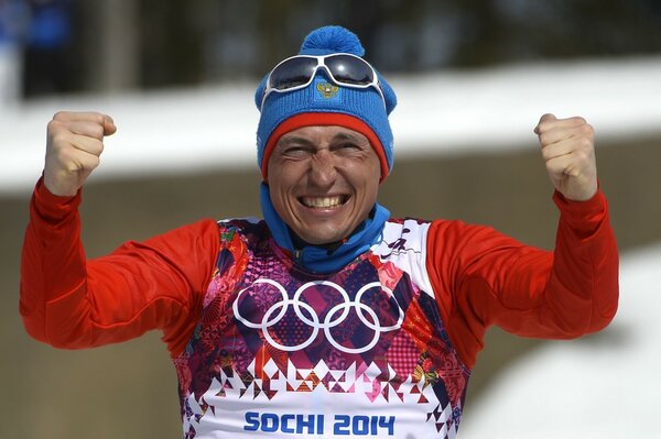 The joy of winning a medal at the Olympics