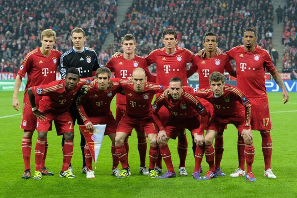 Real-Bayern au stade en prévision de l impact