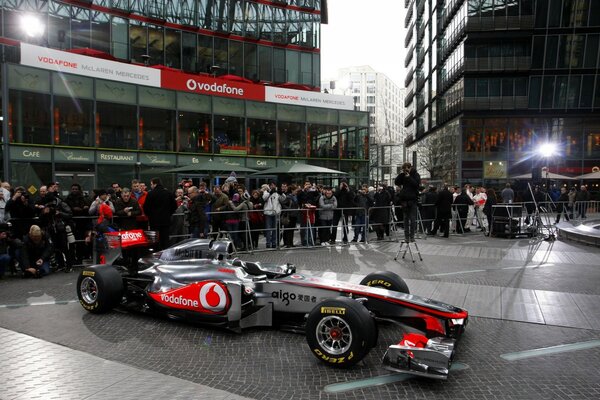 McLaren presentation in the photo. Cool!