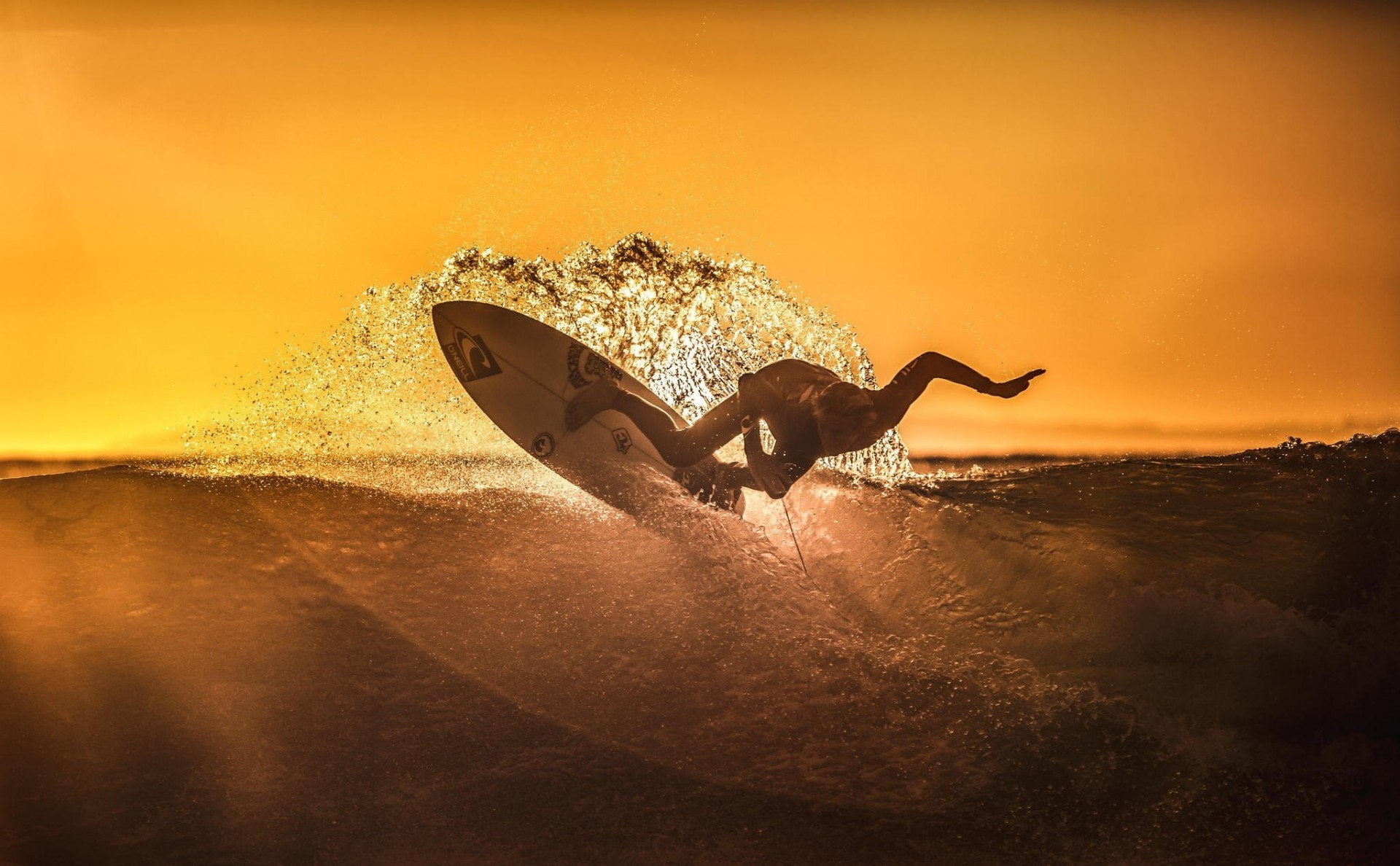 ocean sunset surfing sport