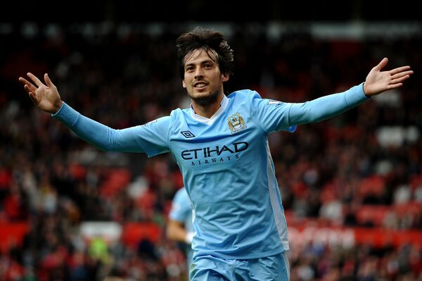 Silva. Manchester City. Fußball