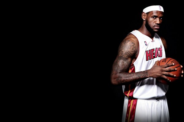 Photo background of lebron james