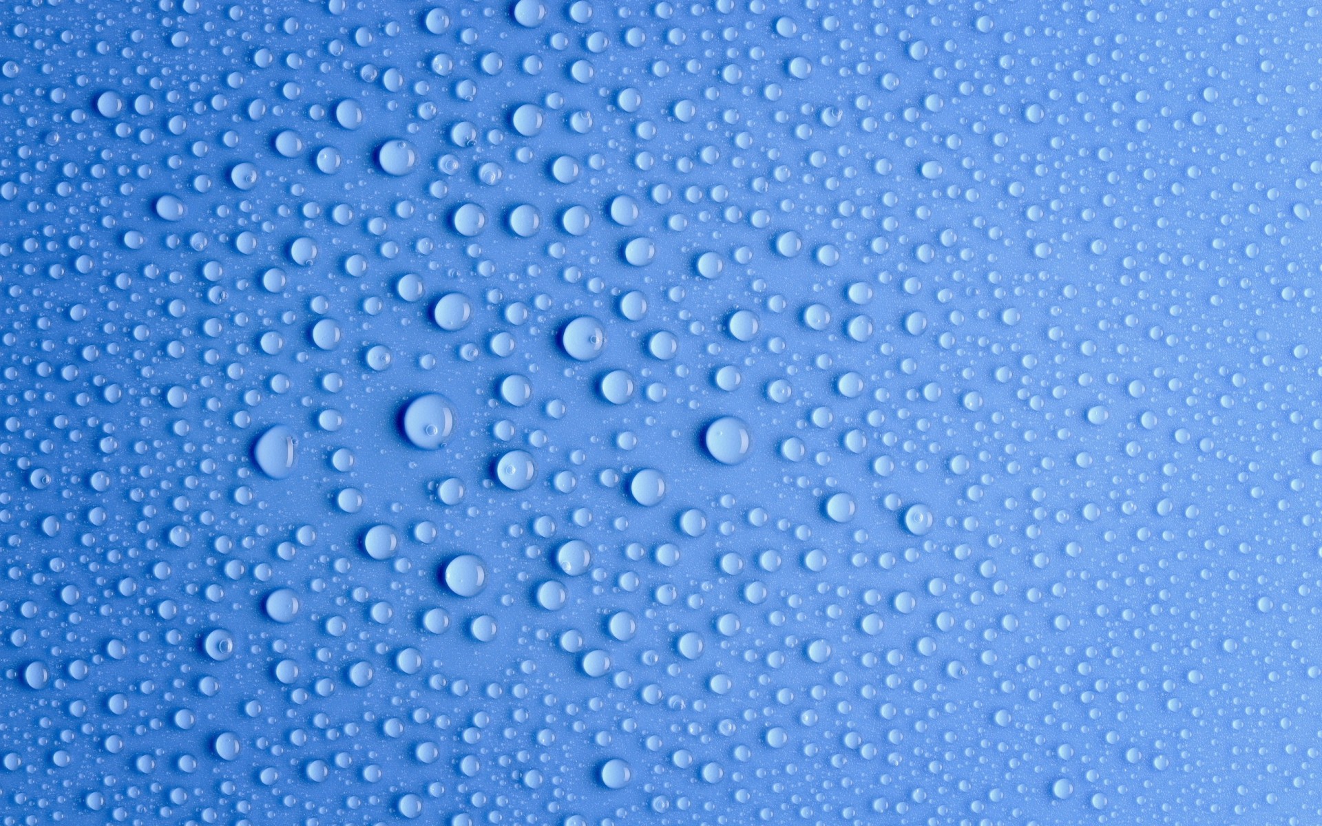 fondo de pantalla macro gotas de agua azul foto