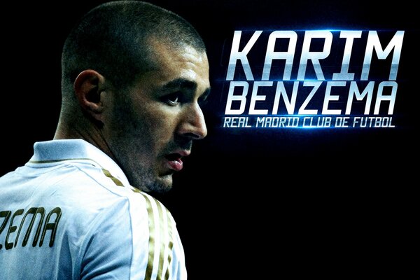 Famous footballer karim Benzema