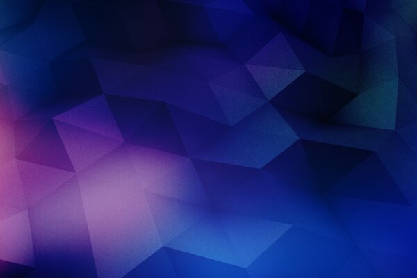 Texture abstraction triangles blue