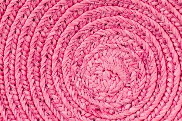 Pink glamorous knitting for granddaughter