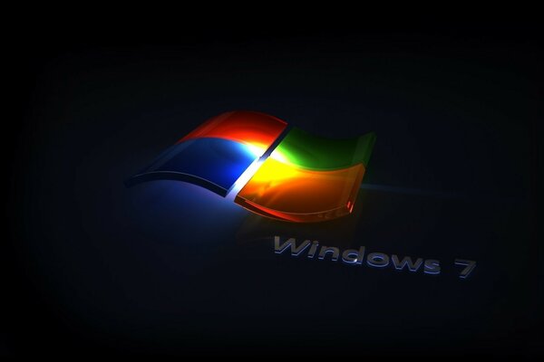 Logo windows coloré avec rétro-éclairage