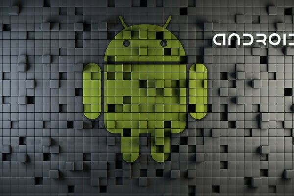 Emblème Android dans la conception de pixels