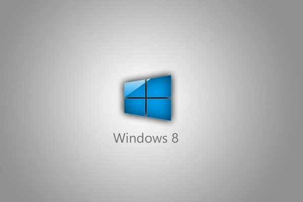Microsoft Windows 8 operating system in a minimalist style