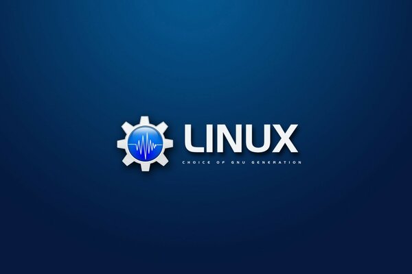 Logo di Linux con il grafico nel cerchio blu