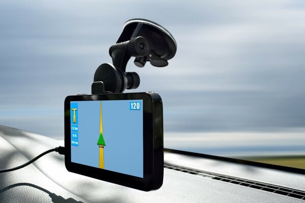 DVR with mounting on the car glass