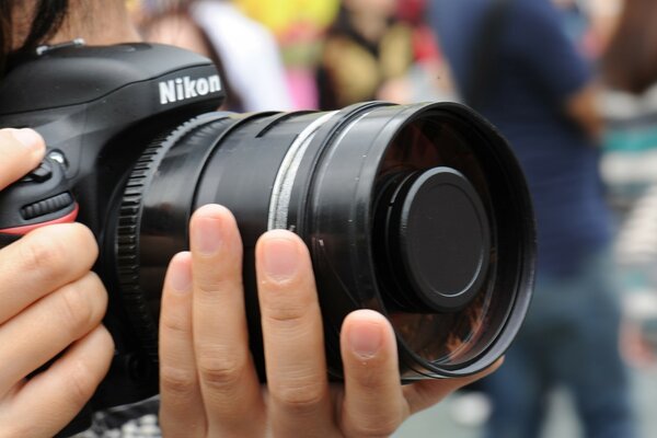 Nikon, camera obscura, shoot anything, the quality is nikon