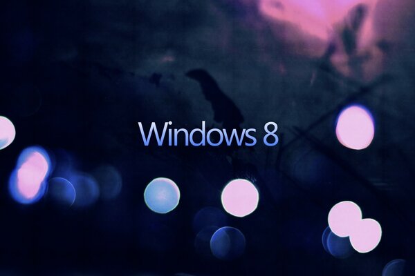 Windows 8 with a beautiful abstraction