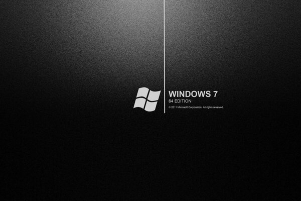 Schwarzes windows 7 Logo