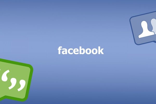 Эмблема Фейсбук любимая социальная сеть