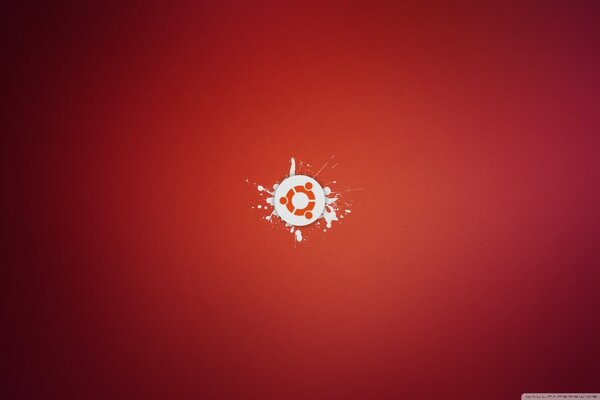 Emblème ubuntu en rouge