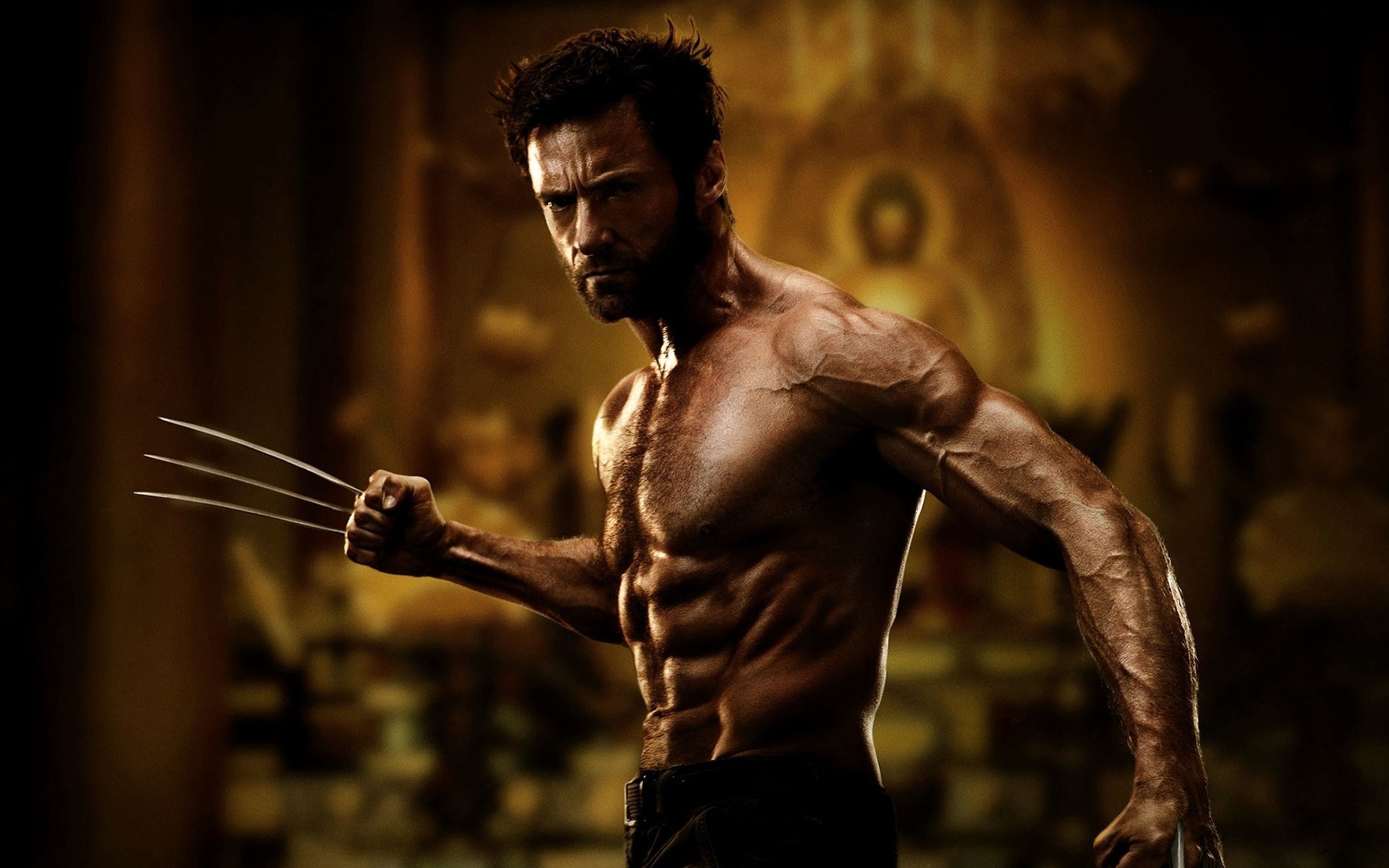 celebrity x-men muscles hugh jackman wolverine views men superheroes marvel actor