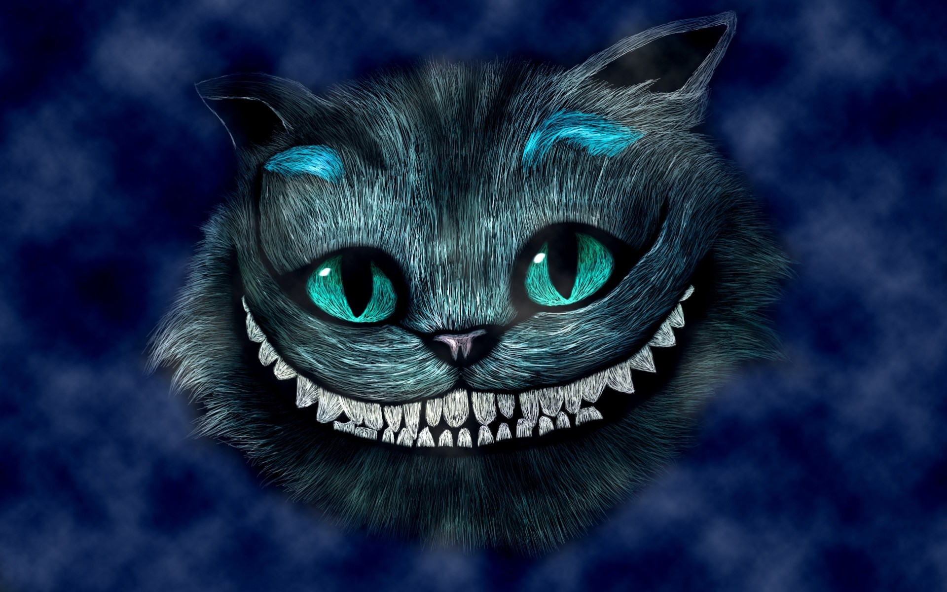 alice in wonderland head cheshire cat blue greyjoy