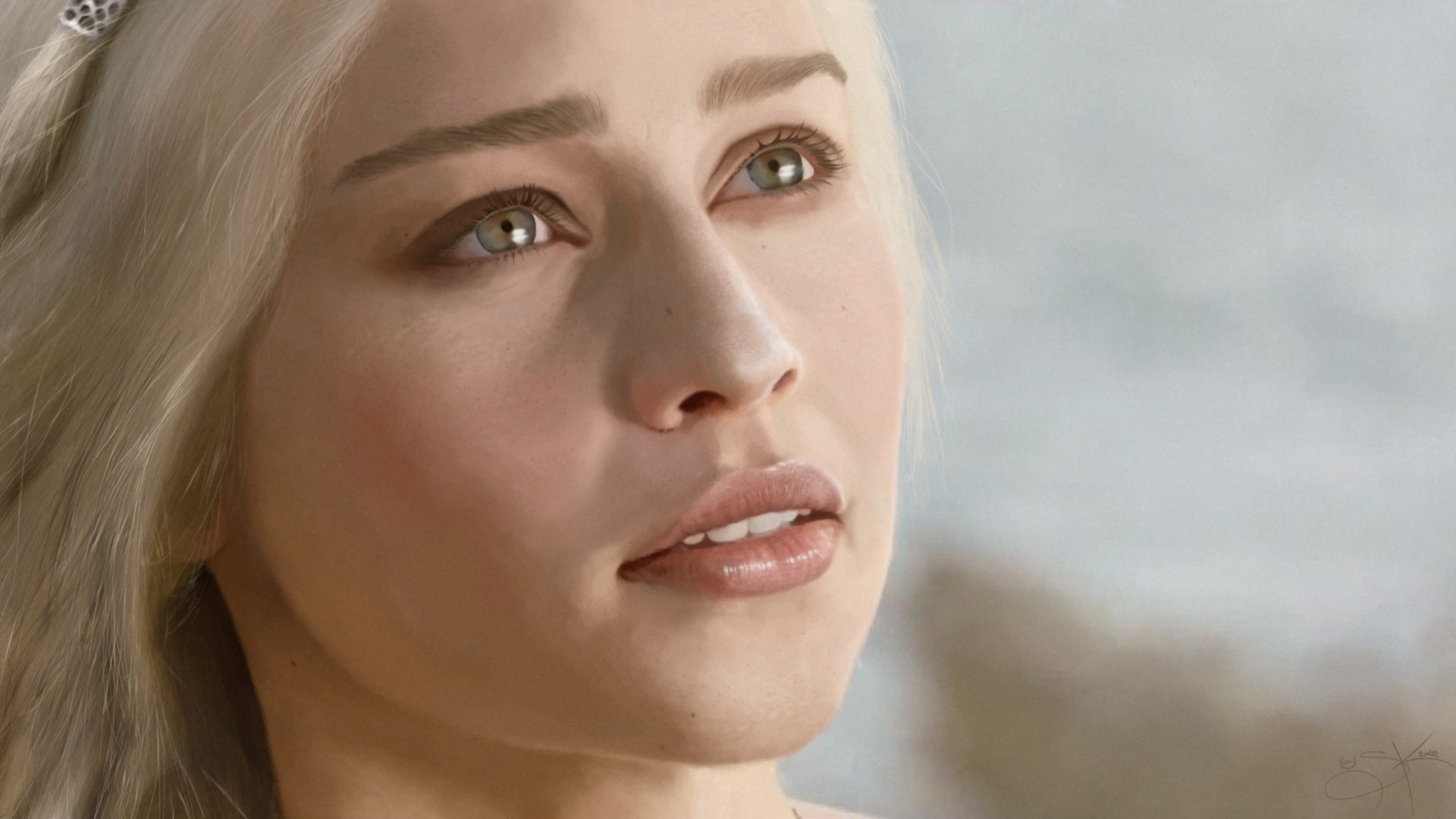 cara daenerys targaryen vid emilia clarke juego de tronos