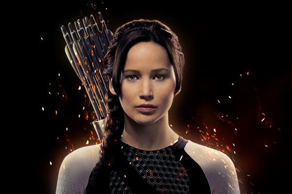 Der Film The Hunger Games . 2013. Mit Jennifer Lawrence. Der Film ist ein Abenteuer, in dem es viele schöne Spiele gibt. Der Film ist Feuer. 